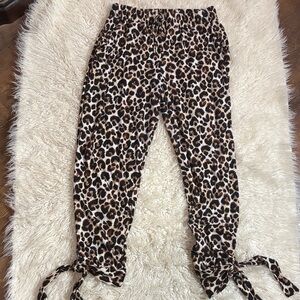 Leopard Print Joggers